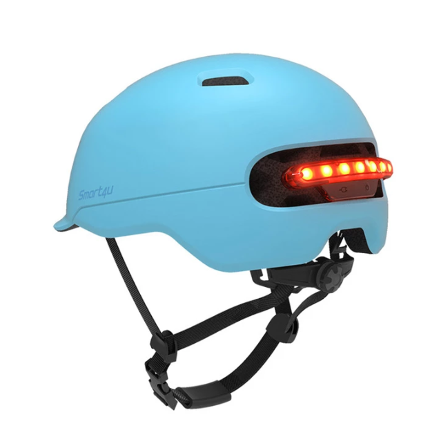 ✅ Scooter Helmet with LED red tail light for your Safety