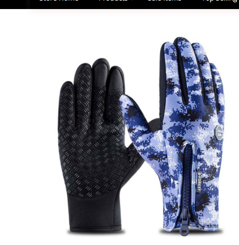 ✅ Warm Outdoor waterproof and windproof gloves for men and women compatible with touch screen displays