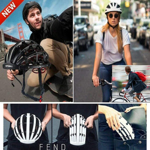 ✅ The latest portable urban road and leisure folding helmet